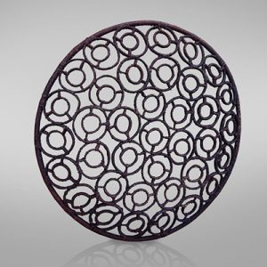Round Weave Rattan Wall Art