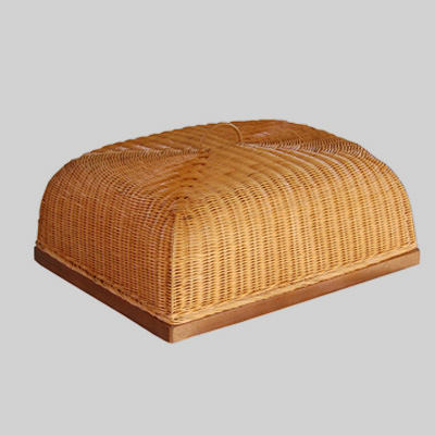 Speiseabdeckung mit Holzrand