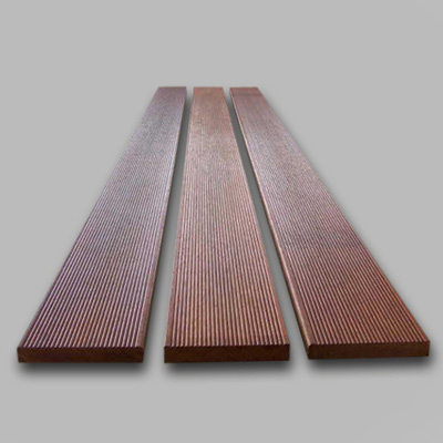 Bois de merbau - Lames antidérapantes avec grille